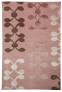 Judy Ross Hand-Knotted Custom Wool Celine Rug powder pink/graphite/mulberry silk/ice silk